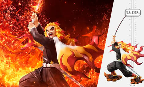 Gallery Feature Image of Kyojuro Rengoku Collectible Figure - Click to open image gallery