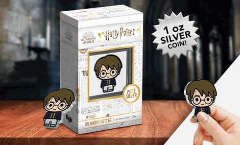 Gallery Feature Image of Harry Potter Pajamas 1oz Silver Coin Silver Collectible - Click to open image gallery