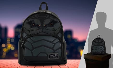 Gallery Feature Image of The Batman Cosplay Mini Backpack Backpack - Click to open image gallery
