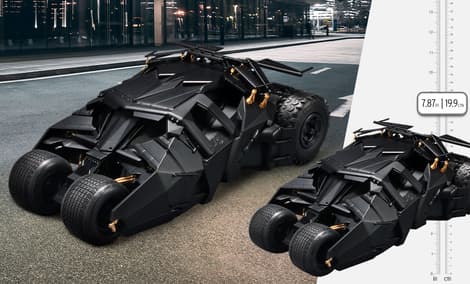 Gallery Feature Image of Batmobile (Batman Begins Version) Model Kit - Click to open image gallery