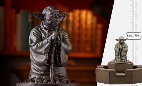 Gallery Feature Image of Yoda Fountain Statue - Click to open image gallery