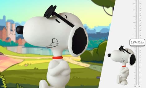 Gallery Feature Image of Sunglasses Snoopy (1971 Version) Vinyl Collectible - Click to open image gallery