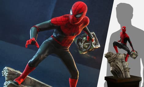 Gallery Feature Image of Spider-Man (Battling Version) Movie Promo Edition Sixth Scale Figure - Click to open image gallery