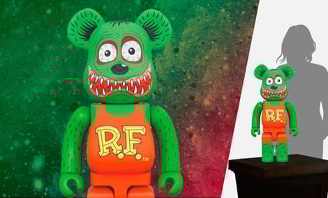 ラットフィンクRat fink ベアブリック BE@RBRICK 1000% - メルカリ