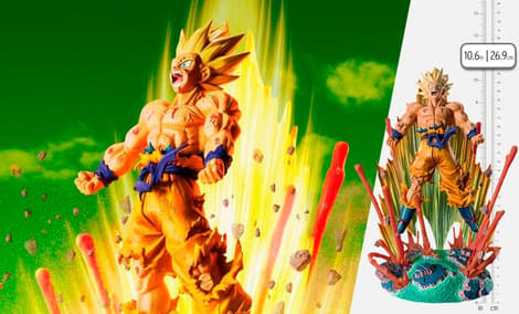 Gallery Feature Image of Extra Battle Super Saiyan Son Goku Collectible Figure - Click to open image gallery