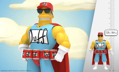 Gallery Feature Image of Duffman Action Figure - Click to open image gallery