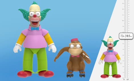 Gallery Feature Image of Krusty the Clown Action Figure - Click to open image gallery
