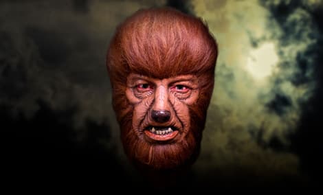 Gallery Feature Image of The Wolf Man Mask Prop Replica - Click to open image gallery