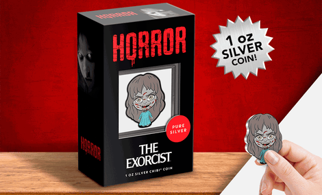 Gallery Feature Image of The Exorcist 1oz Silver Coin Silver Collectible - Click to open image gallery