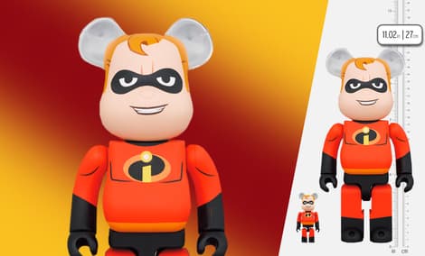 Gallery Feature Image of Be@rbrick Mr. Incredible 100% & 400% Bearbrick - Click to open image gallery