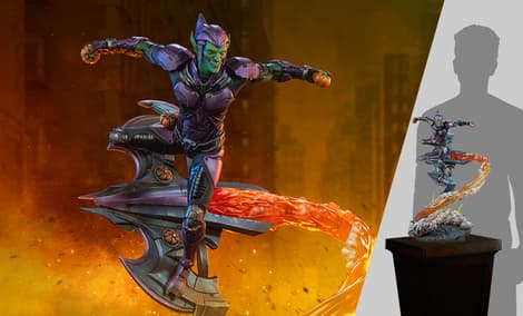 Gallery Feature Image of Green Goblin Sixth Scale Diorama - Click to open image gallery