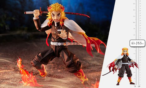 Gallery Feature Image of Kyojuro Rengoku Figma Collectible Figure - Click to open image gallery