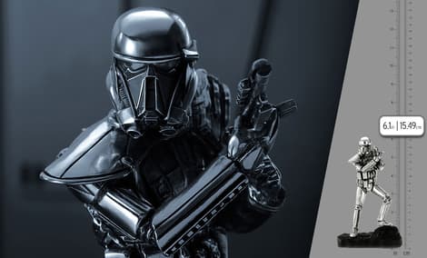 Gallery Feature Image of Death Trooper Figurine Pewter Collectible - Click to open image gallery