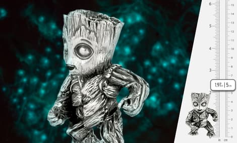 Gallery Feature Image of Groot Miniature Pewter Collectible - Click to open image gallery