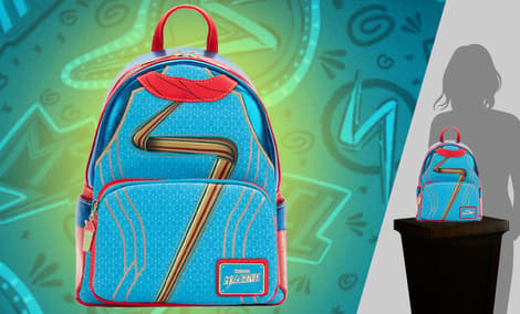 Gallery Feature Image of Ms. Marvel Cosplay Mini Backpack Backpack - Click to open image gallery