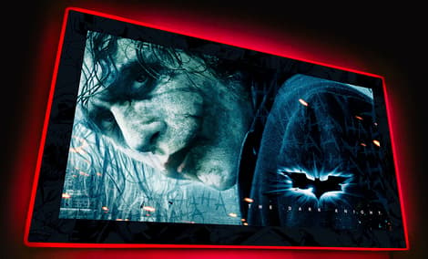 Gallery Feature Image of The Dark Knight Joker (05) LED Mini-Poster Light Wall Light - Click to open image gallery