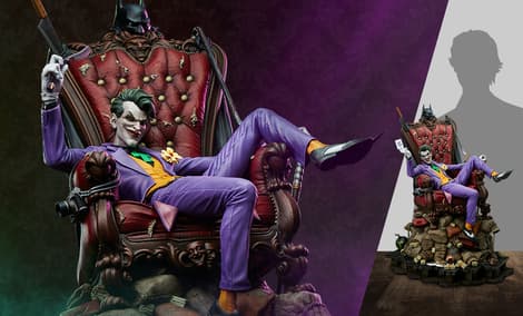 Gallery Feature Image of The Joker Quarter Scale Maquette - Click to open image gallery