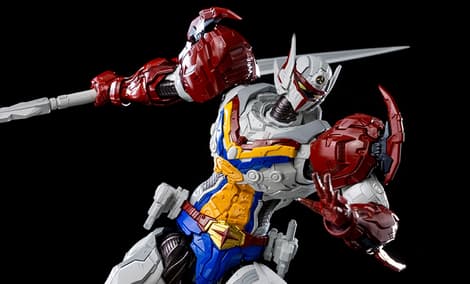 Gallery Feature Image of ROBO-DOU Tekkaman (Threezero Redesign) Collectible Figure - Click to open image gallery