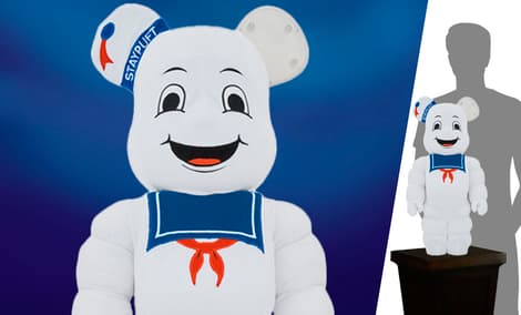 Gallery Feature Image of Be@rbrick Stay Puft Marshmallow Man (Costume Version) 1000% Bearbrick - Click to open image gallery