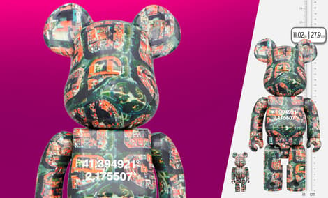 Gallery Feature Image of Bearbrick Benjamin Grant Overview Barcelona 100％ and 400% Bearbrick - Click to open image gallery