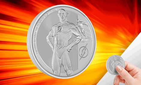 Gallery Feature Image of The Flash 1oz Silver Coin Silver Collectible - Click to open image gallery