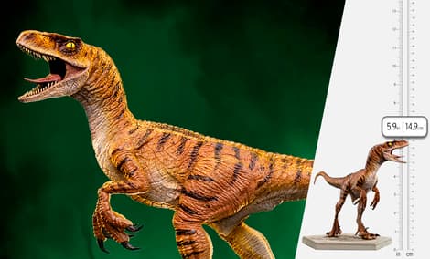 Gallery Feature Image of Velociraptor 1:10 Scale Statue - Click to open image gallery
