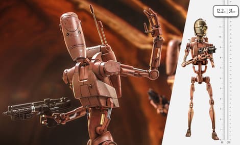 Gallery Feature Image of Battle Droid (Geonosis) Sixth Scale Figure - Click to open image gallery