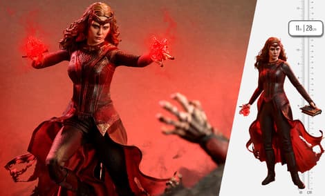 Gallery Feature Image of The Scarlet Witch Sixth Scale Figure - Click to open image gallery