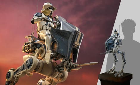 Gallery Feature Image of ARF Trooper and 501st Legion AT-RT Sixth Scale Figure Set - Click to open image gallery