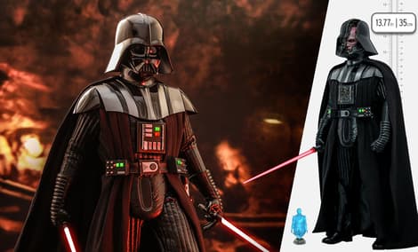 Gallery Feature Image of Darth Vader (Deluxe Version) (Special Edition) Sixth Scale Figure - Click to open image gallery