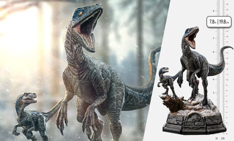 Gallery Feature Image of Blue and Beta Deluxe 1:10 Scale Statue - Click to open image gallery