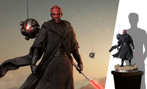 Gallery Feature Image of Darth Maul Statue - Click to open image gallery