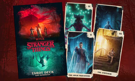 Gallery Feature Image of Stranger Things Tarot Deck and Guidebook Book - Click to open image gallery