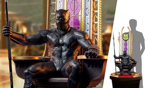 Gallery Feature Image of Black Panther 1:3 Scale Statue - Click to open image gallery