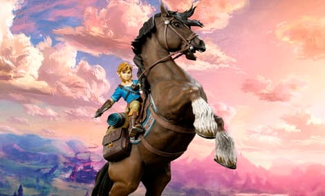Gallery Feature Image of Link on Horseback Statue - Click to open image gallery