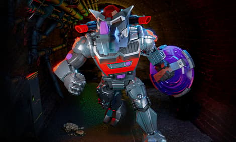 Gallery Feature Image of Robot Rocksteady Action Figure - Click to open image gallery