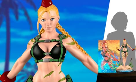Gallery Feature Image of Cammy Statue - Click to open image gallery