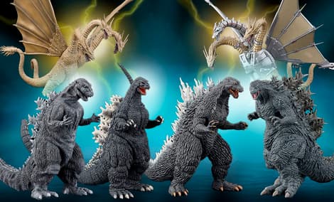 Gallery Feature Image of History of Godzilla Part 1 Collectible Set - Click to open image gallery