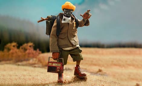 Gallery Feature Image of Homeless Joe Action Figure - Click to open image gallery