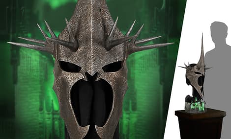 Gallery Feature Image of Witch-King of Angmar Art Mask Life-Size Bust - Click to open image gallery