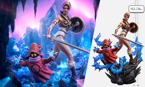 Gallery Feature Image of Teela & Orko Deluxe 1:10 Scale Statue - Click to open image gallery