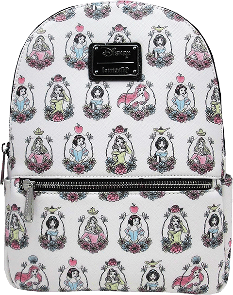 Loungefly Disney Princess AOP Mini Backpack