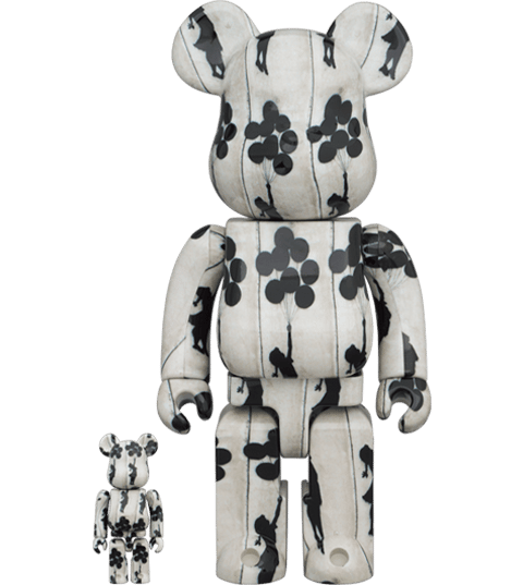 Be@rbrick Flying Balloons Girl 100% & 400% Collectible Set by Medicom