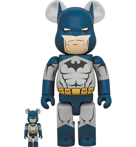 Be@rbrick Batman HUSH Version 100% & 400% Collectible Figure Set by Medicom