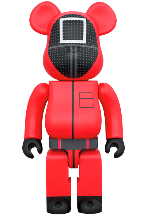 The Be@rbrick Squid Game Guard (Square) 1000% Bearbrick by Medicom Toy