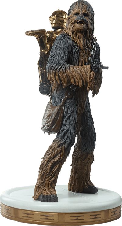 Chewbacca™ and C-3PO™ Star Wars Premium Format™ Figure Image