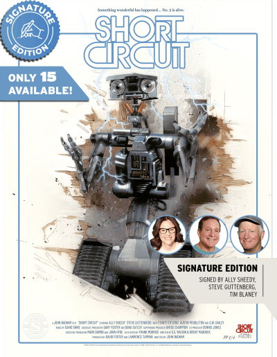 Short Circuit 40th Anniversary Poster & Mini Print Set (Signature Edition) Short Circuit Movie Poster Image