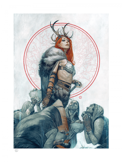 Red Sonja: Queen of Hyrkania Art Print