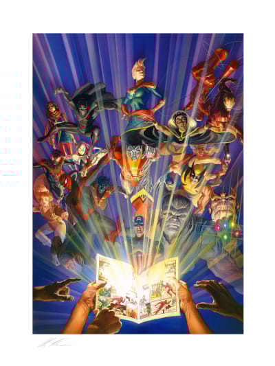 Marvel Comics #1000 Art Print
