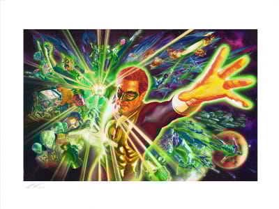 The Green Lantern Corps Art Print